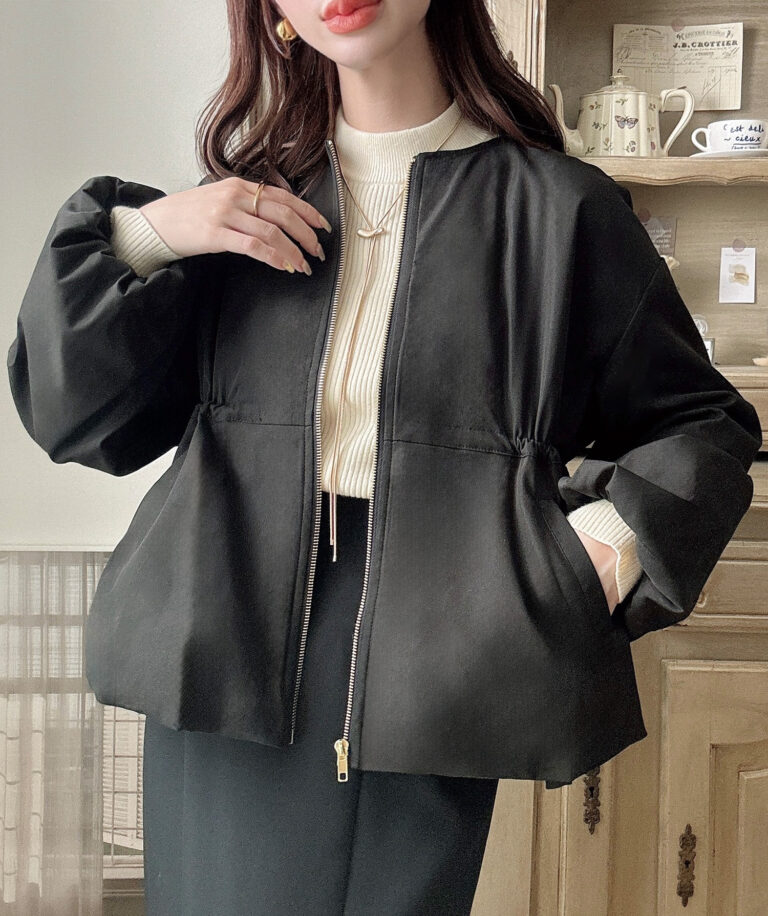 ウエストドロストブルゾン | Meiru(メイル)|公式LOOKBOOK ウエストドロストブルゾン | Meiru(メイル)|公式LOOKBOOK